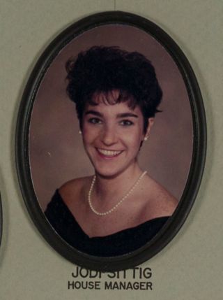 Beta Omega Chapter Composite Detail, Jodi Sittig, 1988-1989