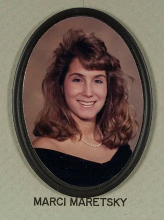 Beta Omega Chapter Composite Detail, Marci Maretsky, 1988-1989