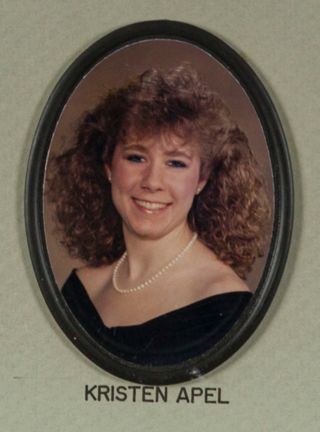 Beta Omega Chapter Composite Detail, Kristen Apel, 1988-1989