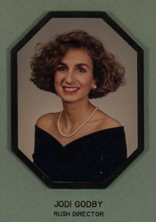 Beta Omega Chapter Composite Detail, Jodi Godby, 1989-1990