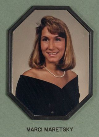 Beta Omega Chapter Composite Detail, Marci Maretsky, 1989-1990