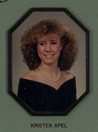Beta Omega Chapter Composite Detail, Kristen Apel, 1989-1990