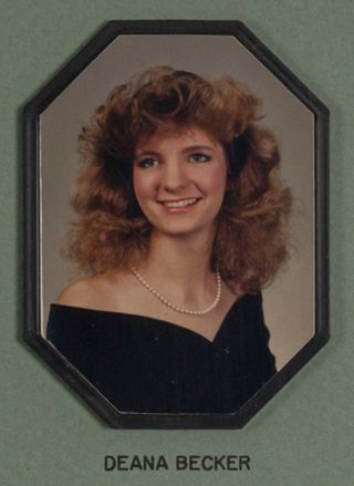 Beta Omega Chapter Composite Detail, Deana Becker, 1989-1990