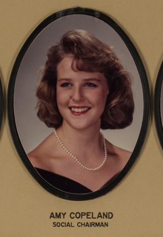 Beta Omega Chapter Composite Detail, Amy Copeland, 1990-1991