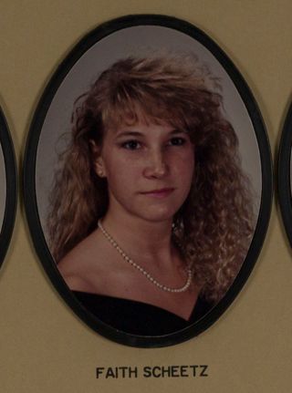 Beta Omega Chapter Composite Detail, Faith Scheetz, 1990-1991