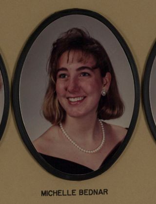 Beta Omega Chapter Composite Detail, Michelle Bednar, 1990-1991