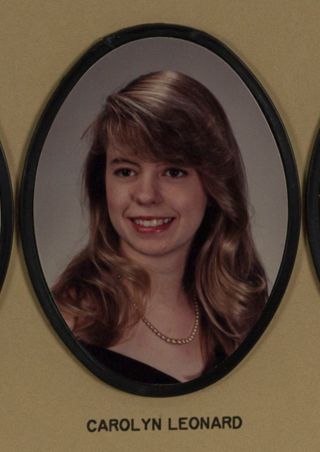 Beta Omega Chapter Composite Detail, Carolyn Leonard, 1990-1991