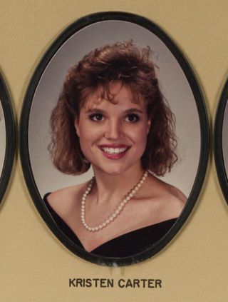 Beta Omega Chapter Composite Detail, Kristen Carter, 1990-1991