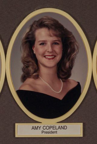 Beta Omega Chapter Composite Detail, Amy Copeland, 1991-1992