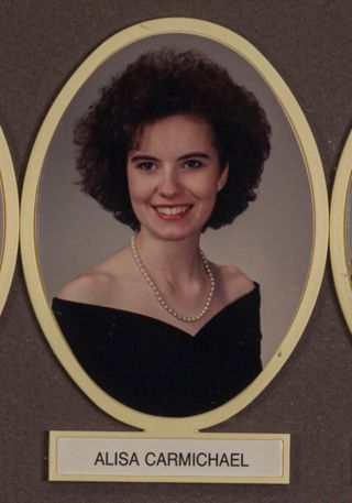 Beta Omega Chapter Composite Detail, Alisa Carmichael, 1991-1992