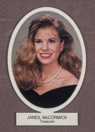 Beta Omega Chapter Composite Detail, Janeil McCormick, 1992-1993