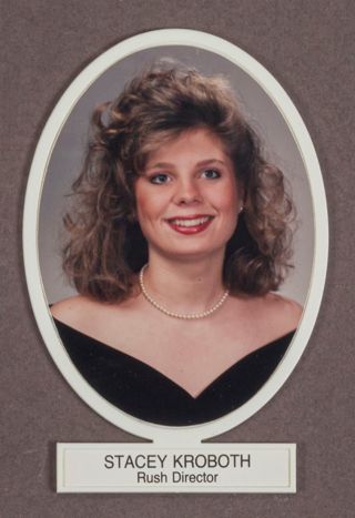 Beta Omega Chapter Composite Detail, Stacey Kroboth, 1992-1993