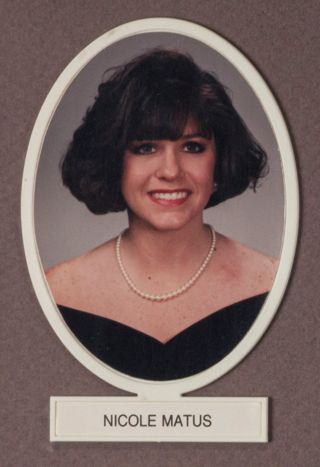 Beta Omega Chapter Composite Detail, Nicole Matus, 1992-1993