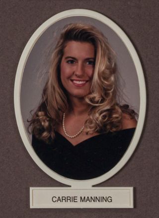Beta Omega Chapter Composite Detail, Carrie Manning, 1992-1993