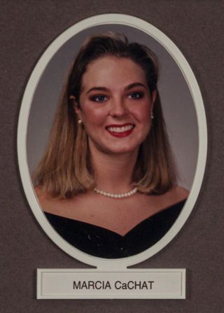 Beta Omega Chapter Composite Detail, Marcia CaChat, 1992-1993