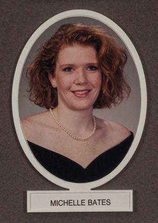 Beta Omega Chapter Composite Detail, Michelle Bates, 1992-1993