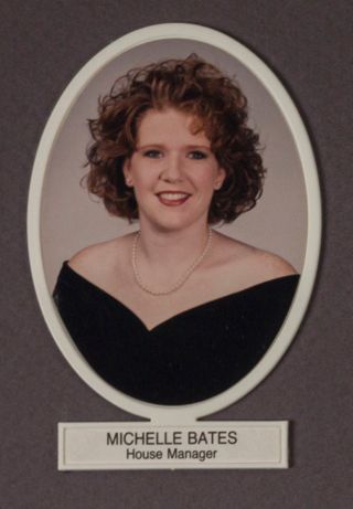 Beta Omega Chapter Composite Detail, Michelle Bates, 1994-1995