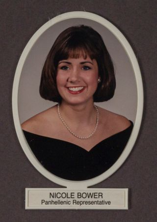 Beta Omega Chapter Composite Detail, Nicole Bower, 1994-1995