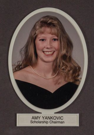 Beta Omega Chapter Composite Detail, Amy Yankovic, 1994-1995