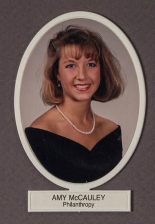 Beta Omega Chapter Composite Detail, Amy McCauley, 1994-1995