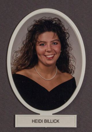 Beta Omega Chapter Composite Detail, Heidi Billick, 1994-1995