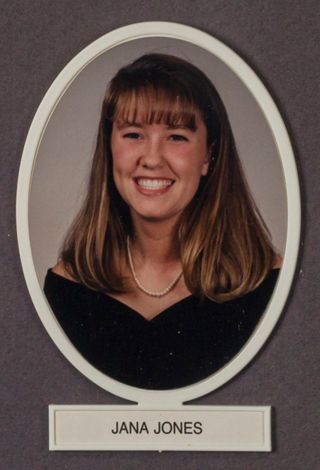 Beta Omega Chapter Composite Detail, Jana Jones, 1994-1995