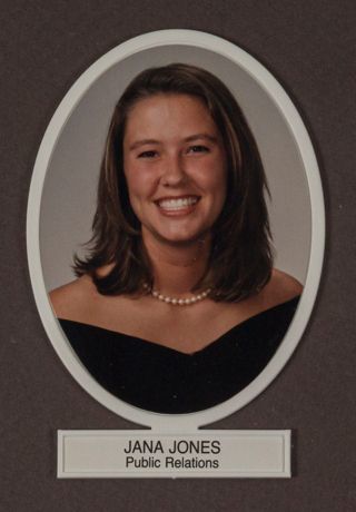 Beta Omega Chapter Composite Detail, Jana Jones, 1995-1996
