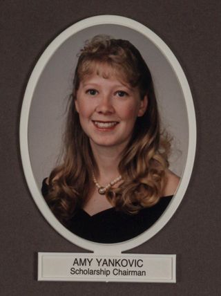Beta Omega Chapter Composite Detail, Amy Yankovic, 1995-1996