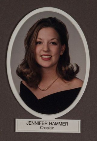 Beta Omega Chapter Composite Detail, Jennifer Hammer, 1995-1996