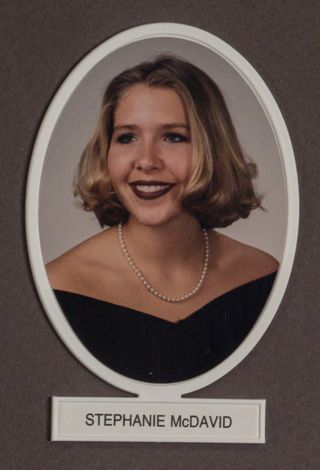 Beta Omega Chapter Composite Detail, Stephanie McDavid, 1995-1996