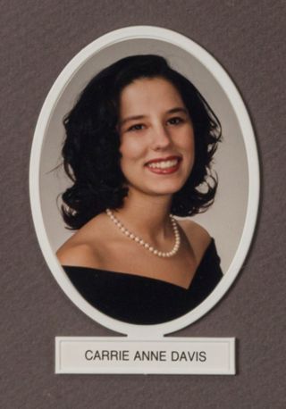 Beta Omega Chapter Composite Detail, Carrie Ann Davis, 1995-1996
