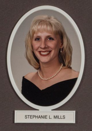 Beta Omega Chapter Composite Detail, Stephanie L. Mills, 1995-1996