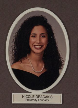 Beta Omega Chapter Composite Detail, Nicole Dracakis, 1996-1997