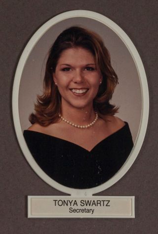Beta Omega Chapter Composite Detail, Tonya Swartz, 1996-1997