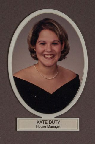 Beta Omega Chapter Composite Detail, Katie Duty, 1996-1997