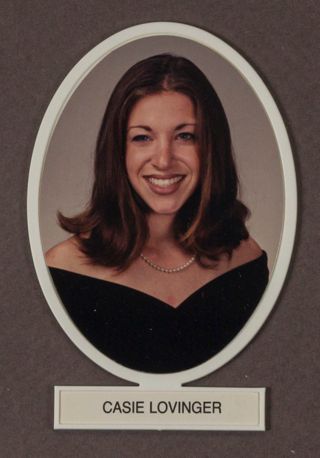 Beta Omega Chapter Composite Detail, Casie Lovinger, 1996-1997