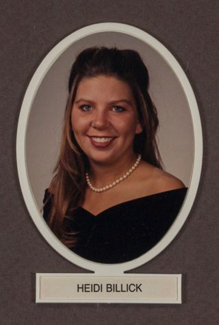 Beta Omega Chapter Composite Detail, Heidi Billick, 1996-1997