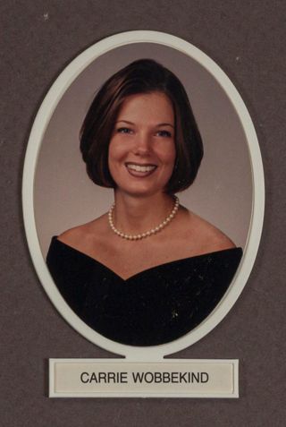 Beta Omega Chapter Composite Detail, Carrie Wobbekind, 1996-1997