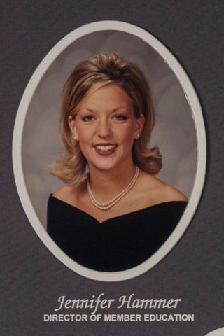 Beta Omega Chapter Composite Detail, Jennifer Hammer, 1997-1998