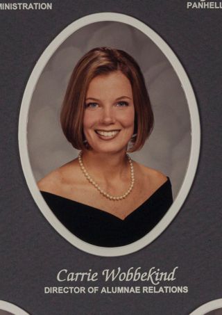 Beta Omega Chapter Composite Detail, Carrie Wobbekind, 1997-1998