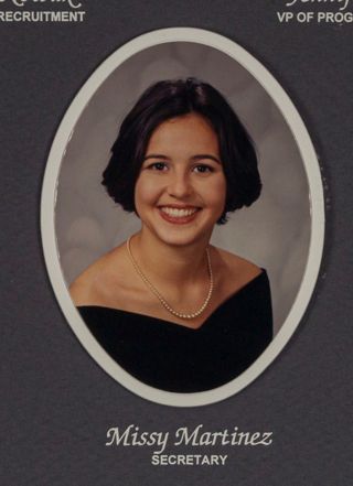 Beta Omega Chapter Composite Detail, Missy Martinez, 1997-1998