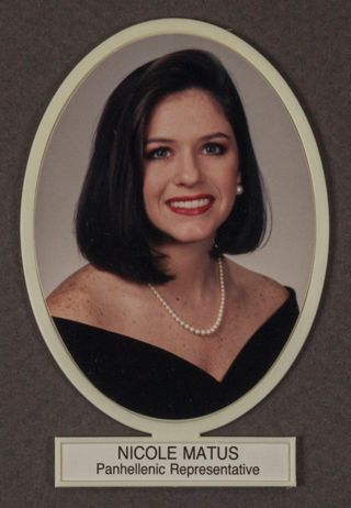 Beta Omega Chapter Composite Detail, Nicole Matus, 1993-1994