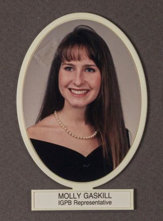 Beta Omega Chapter Composite Detail, Molly Gaskill, 1993-1994