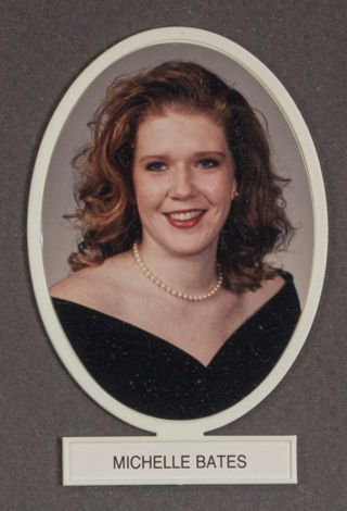 Beta Omega Chapter Composite Detail, Michelle Bates, 1993-1994