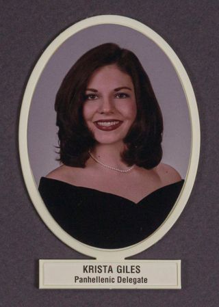Beta Omega Chapter Composite Detail, Krista Giles, 1999-2000