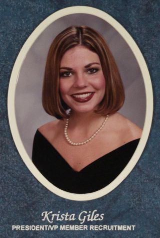 Beta Omega Chapter Composite Detail, Krista Giles, 2000-2001