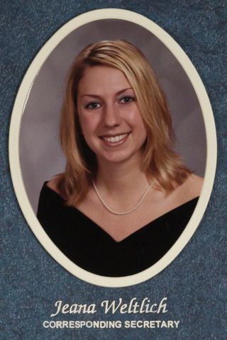 Beta Omega Chapter Composite Detail, Jeana Weltlich, 2000-2001