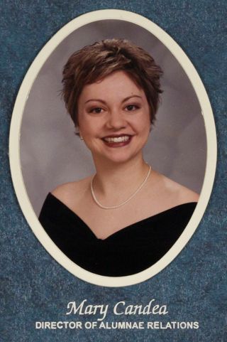 Beta Omega Chapter Composite Detail, Mary Candea, 2000-2001