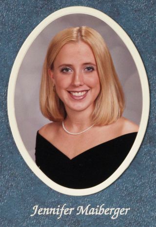 Beta Omega Chapter Composite Detail, Jennifer Maiberger, 2000-2001