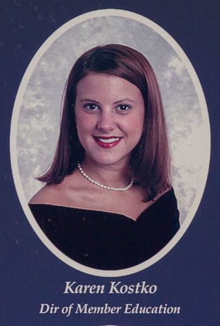 Beta Omega Chapter Composite Detail, Karen Kostko, 2001-2002